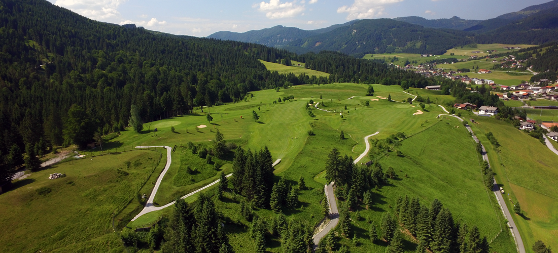 Ansicht des golfplatzes in Achenkirch - golfschule tirol
